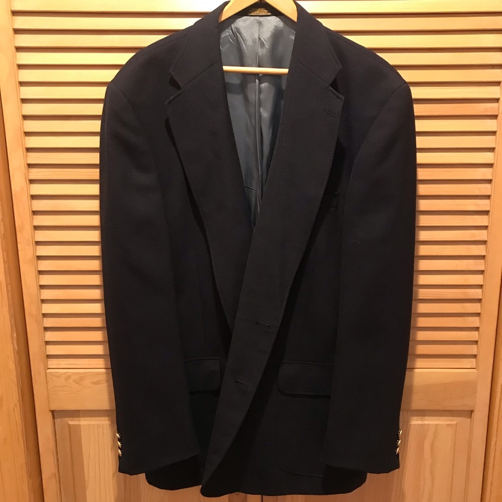 Navy Blue Stafford Blazer Jacket
